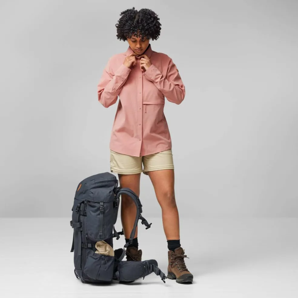 Fjällräven Abisko Trekking blouse dames dusty rose