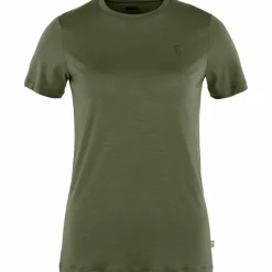 Fjällräven Abisko Wool shirt dames laurel green