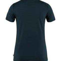 Fjällräven Abisko Wool shirt dames dark navy