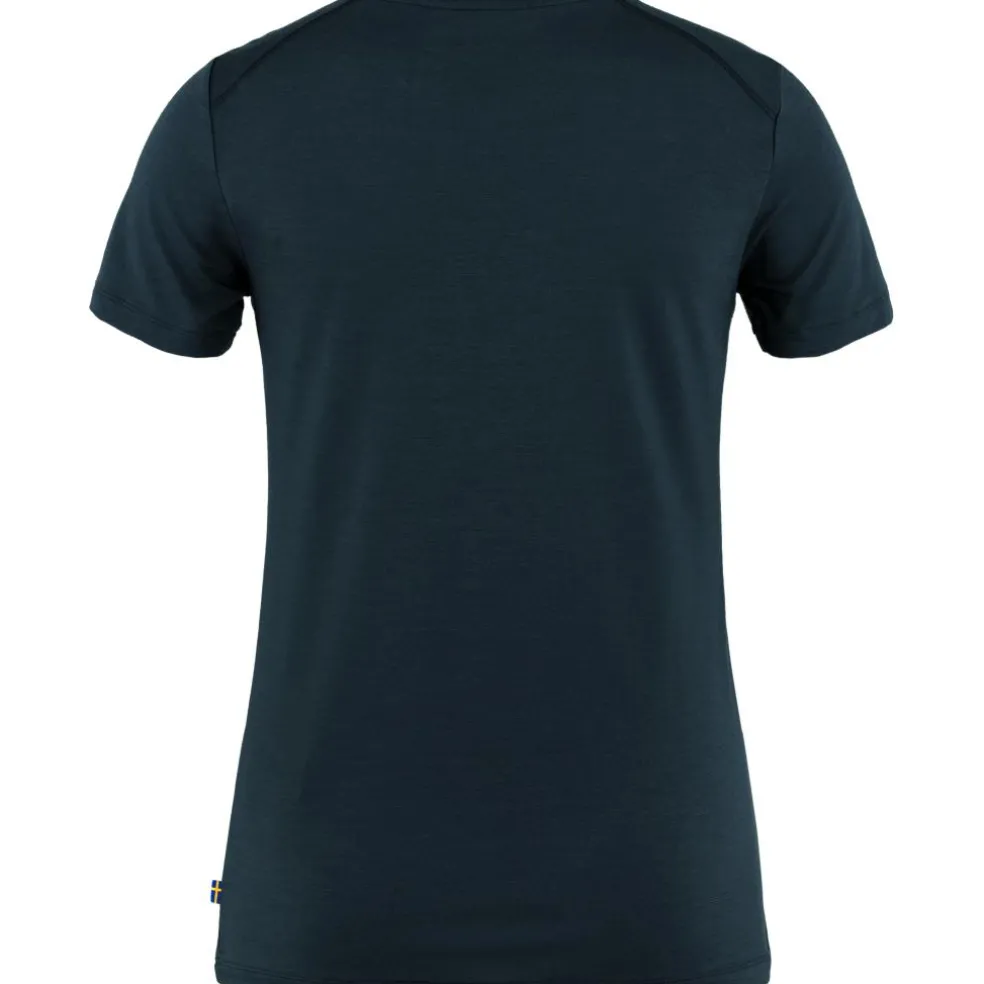 Fjällräven Abisko Wool shirt dames dark navy