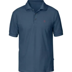 Fjällräven Crowley Piqué polo heren uncle blue
