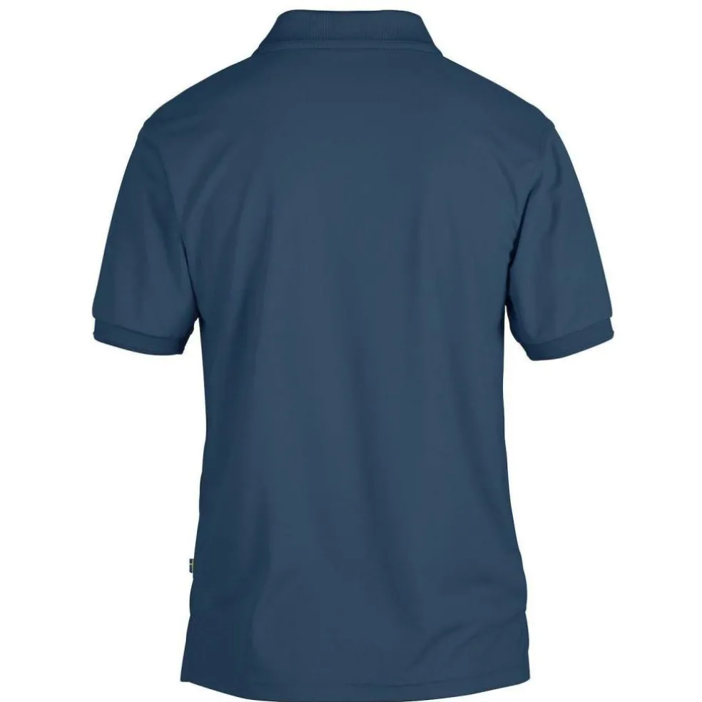 Fjällräven Crowley Piqué polo heren uncle blue