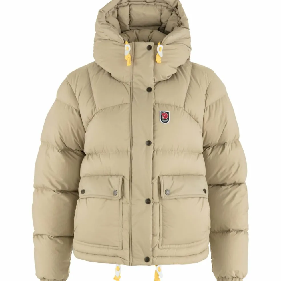 Fjällräven Expedition Down Cropped outdoor jack dames fossil