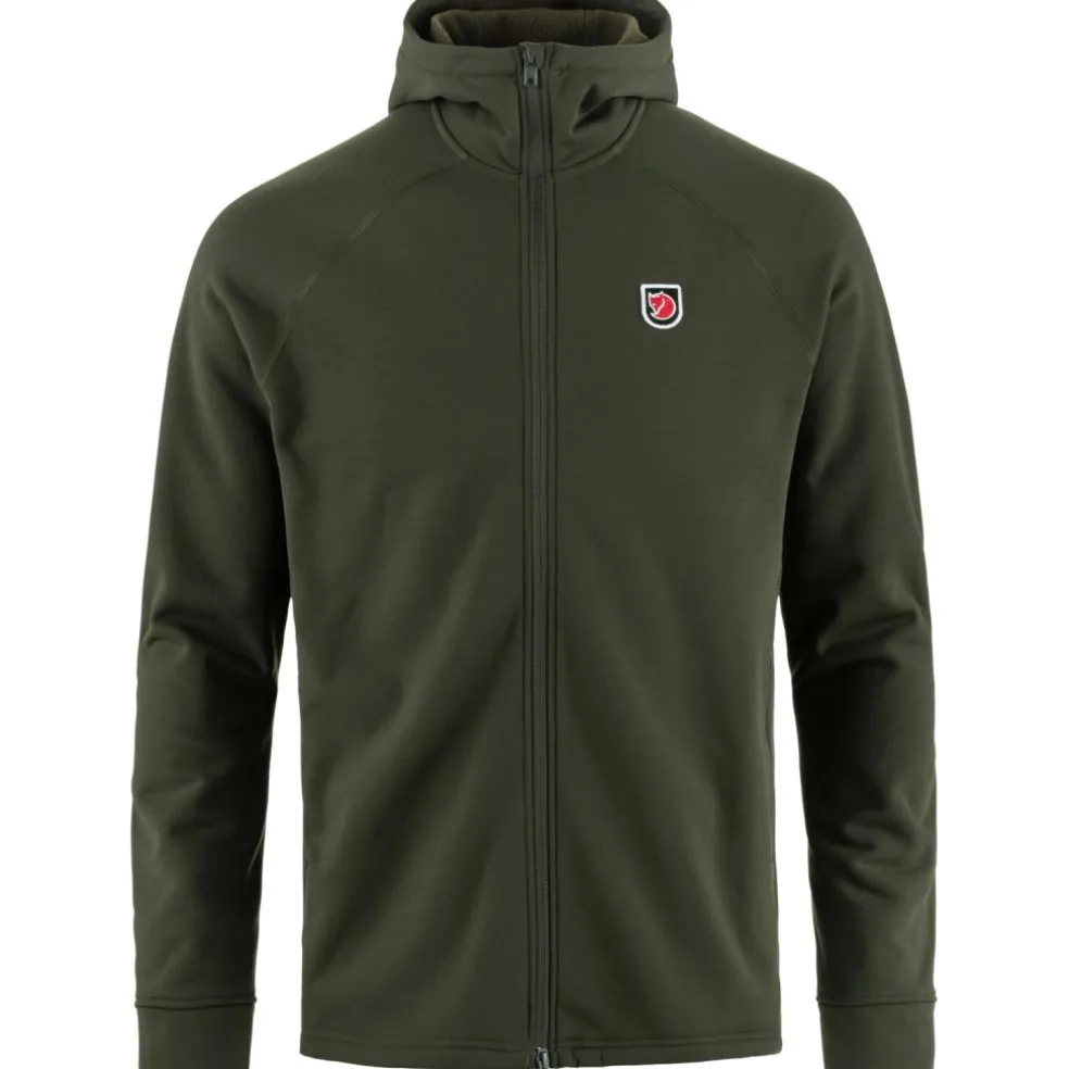 Fjällräven Expedition Hoodie fleece vest heren deep forest