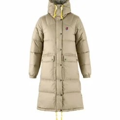 Fjällräven Expedition Long Down parka outdoor jack dames fossil