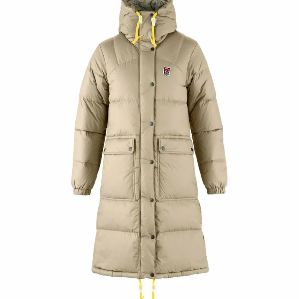 Fjällräven Expedition Long Down parka outdoor jack dames fossil