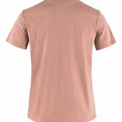 Fjällräven Fox Boxy Logo shirt dames dusty rose