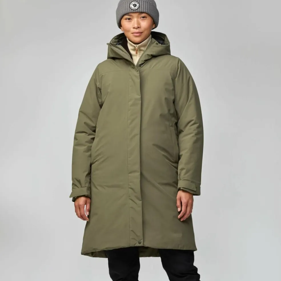 Fjällräven HC Hydratic Padded parka outdoor jack dames laurel green