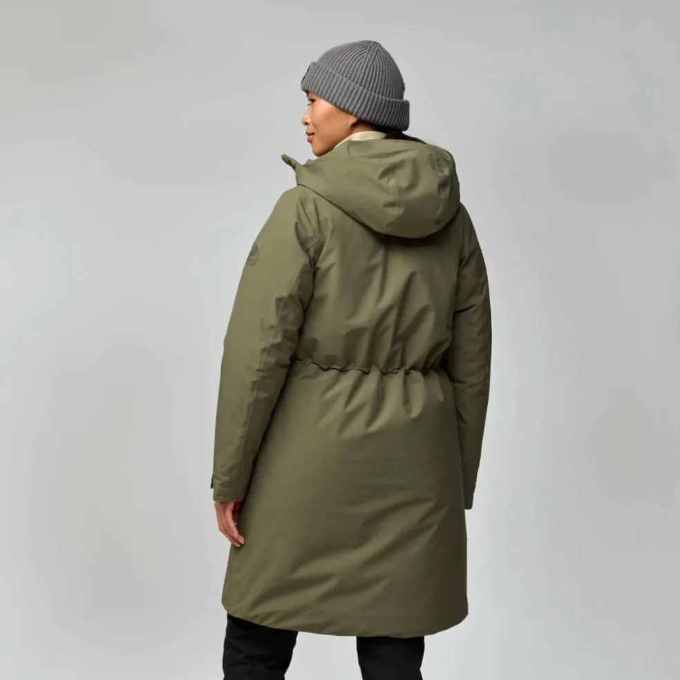 Fjällräven HC Hydratic Padded parka outdoor jack dames laurel green