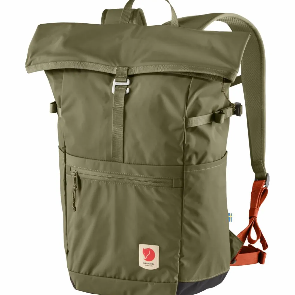 Fjällräven High Coast Foldsack 15 inch laptop rugzak 24 liter green