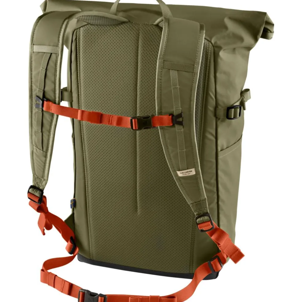 Fjällräven High Coast Foldsack 15 inch laptop rugzak 24 liter green