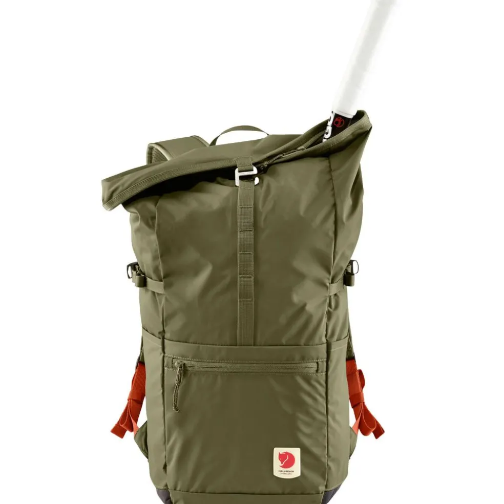 Fjällräven High Coast Foldsack 15 inch laptop rugzak 24 liter green