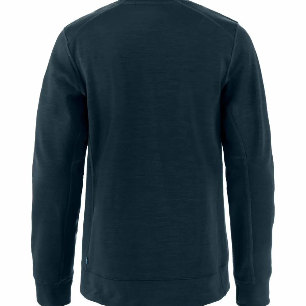 Fjällräven Keb Fleece Crew Neck sweater heren dark navy