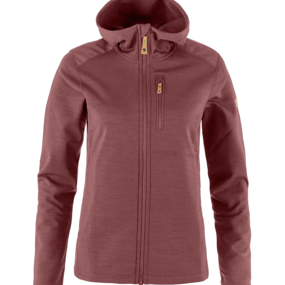 Fjällräven Keb Hoodie fleece vest dames mesa purple