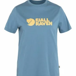 Fjällräven Logo shirt dames dawn blue