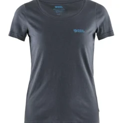 Fjällräven Logo shirt dames navy