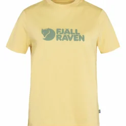 Fjällräven Logo shirt dames mais yellow
