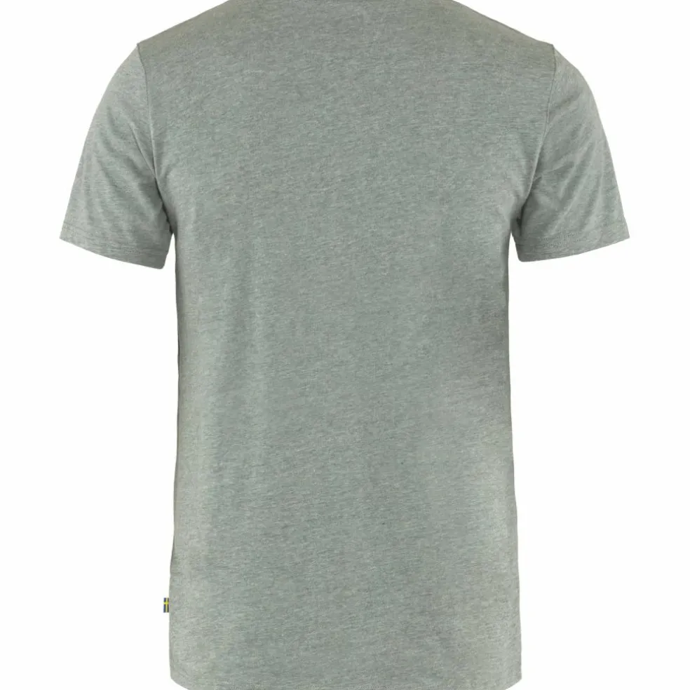 Fjällräven Logo shirt heren grey melange