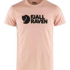 Fjällräven Logo shirt heren chalk rose