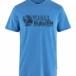 Fjällräven Lush Logo shirt heren un blue