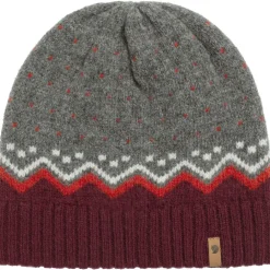 Fjällräven Ovik Knit muts dark garmet