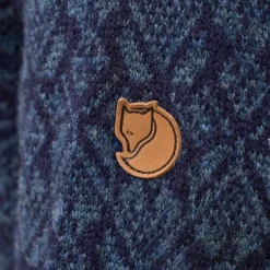 Fjällräven Snow Round Neck sweater dames dark navy