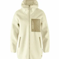 Fjällräven Vardag Pile Long fleece vest dames chalk white