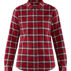 Fjällräven Övik Flannel blouse dames deep red