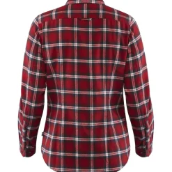 Fjällräven Övik Flannel blouse dames deep red