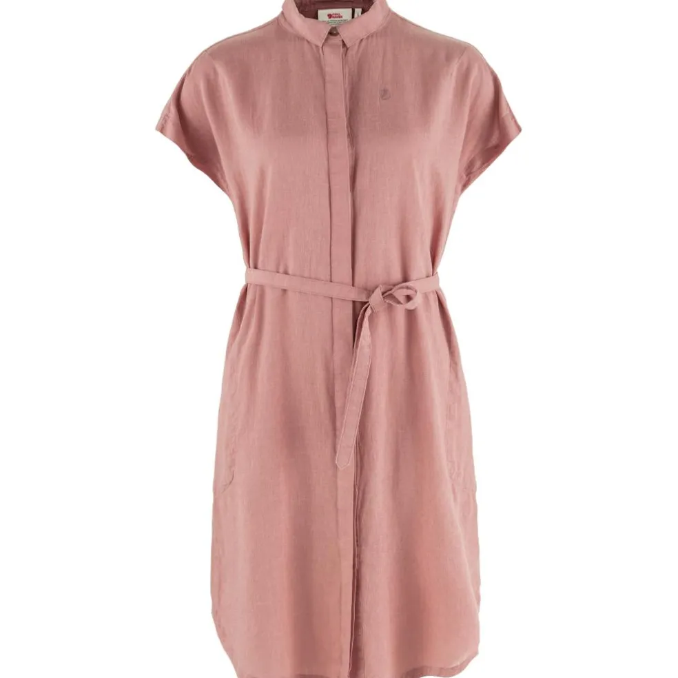 Fjällräven Övik Hemp jurk dames dusty rose