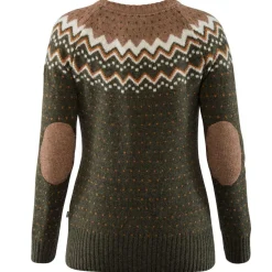 Fjällräven Övik Knit sweater dames deep forest