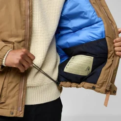Fjällräven Övik Padded outdoor jack heren wood brown