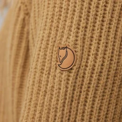 Fjällräven Övik Rib sweater dames buckwheat brown