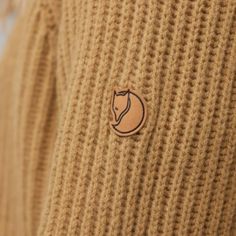 Fjällräven Övik Rib sweater dames buckwheat brown
