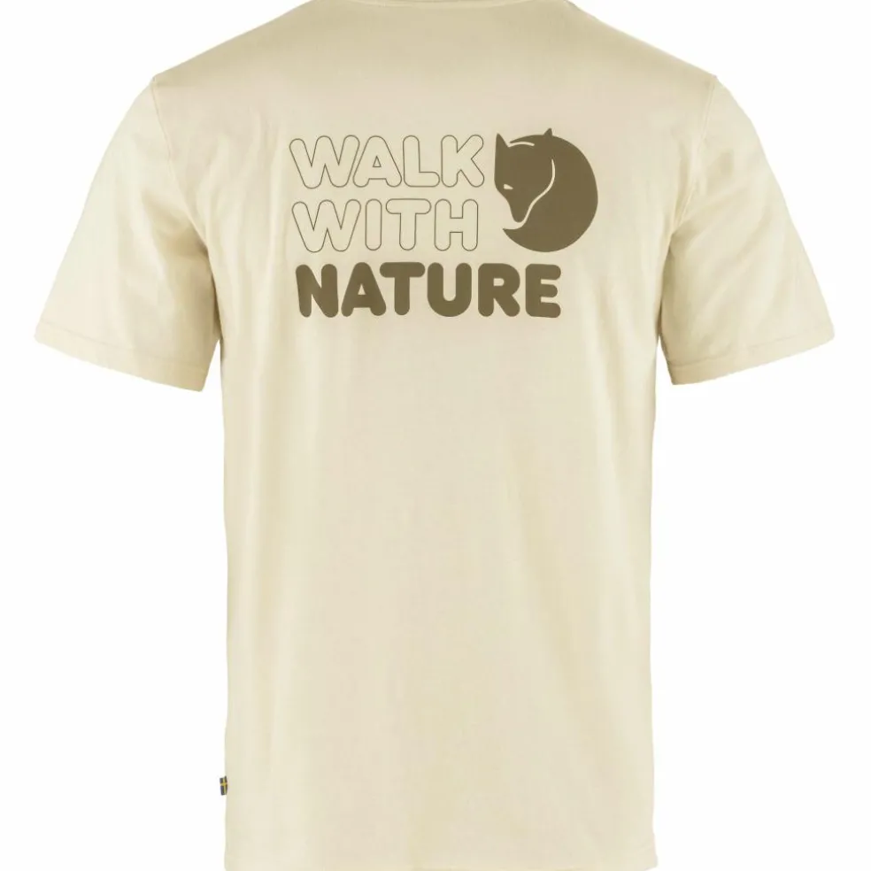 Fjällräven Walk With Nature shirt heren chalk white