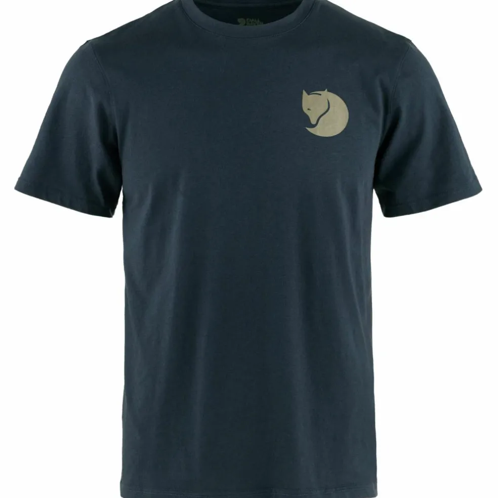 Fjällräven Walk With Nature shirt heren dark navy