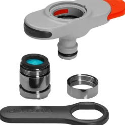 Gardena Kraanverbindingsstuk binnenshuis oranje grijs