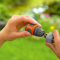 Gardena Slangstuk set 13 - 15 mm oranje zwart