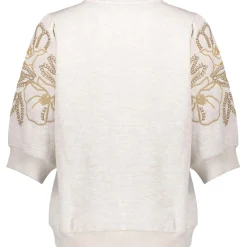 Geisha sweater dames beige melange