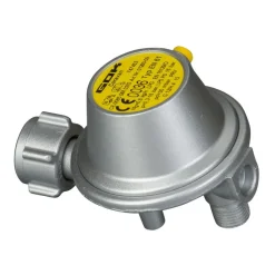 GOK Veiligheidsregelaar haaks 30 mbar met 1/4 linkse  aansluiting