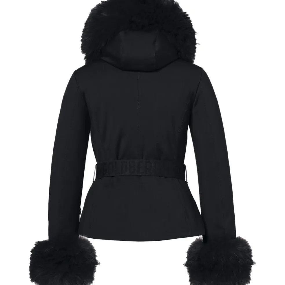 Goldbergh GISELLE FAUX softshell winterjas dames black