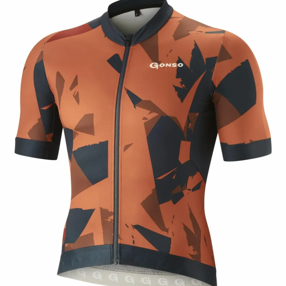 Gonso Tresero SS FZ fietsshirt heren copper clay