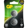 GP Batteries  Lithium CR2450 knoopcel batterij 2-pack