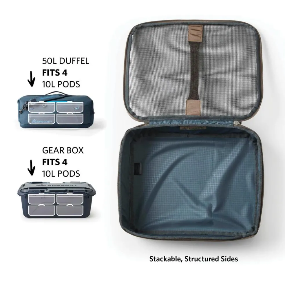 Gregory Alpaca Gear Pod opbergbox 10 liter mirage tan