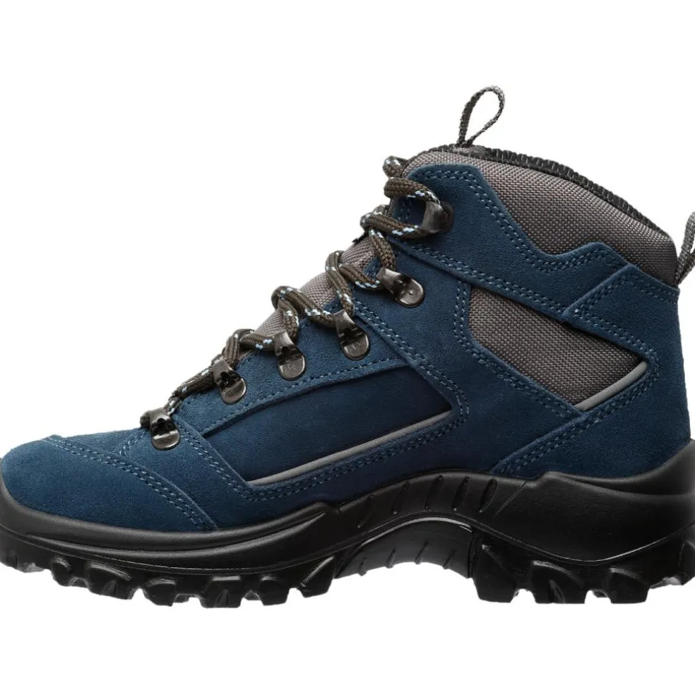 Grisport Rocky Mid wandelschoenen junior blauw