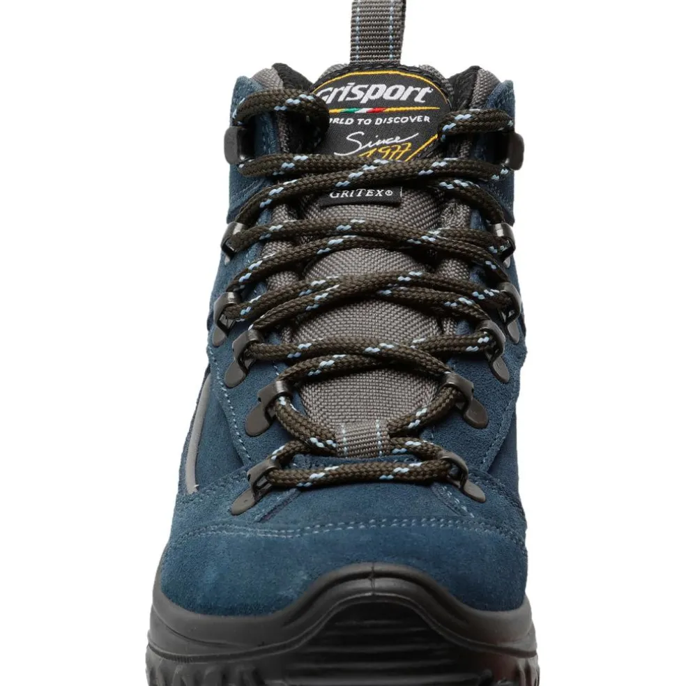 Grisport Rocky Mid wandelschoenen junior blauw