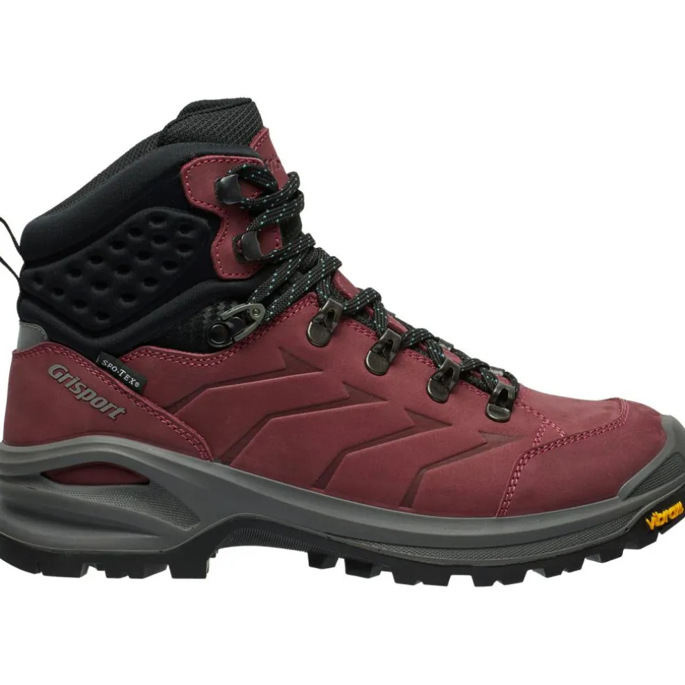 Grisport Terrain Mid wandelschoenen dames burgundy