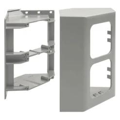 Haba C-line afdekraam hoekmodel 2-voudig lichtgrijs