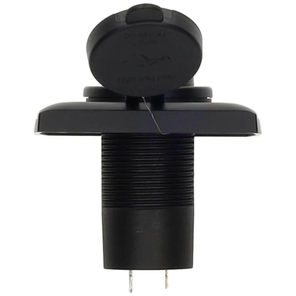 Haba C-line Power Line 2x USB-C PD 36W lader wandcontactdoos met klep black