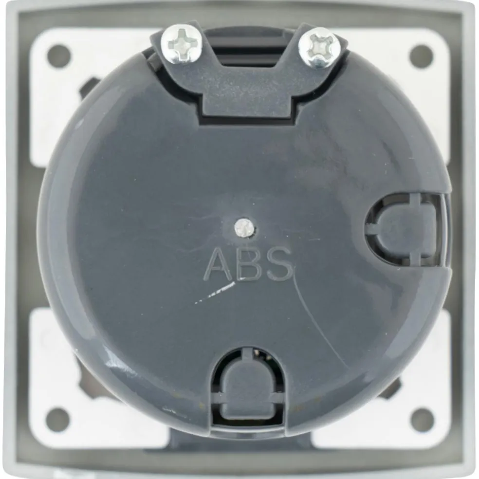 Haba C-line 12V USB contactdoos zilver